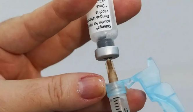 Colina vacina contra a Dengue em crianças de 10 e 11 anos a partir de segunda