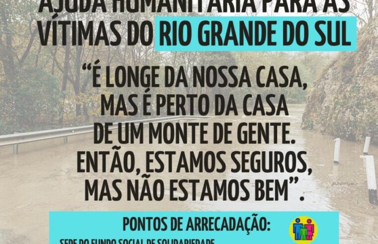 Prefeitura de Colina lança “Campanha SOS Rio Grande do Sul”