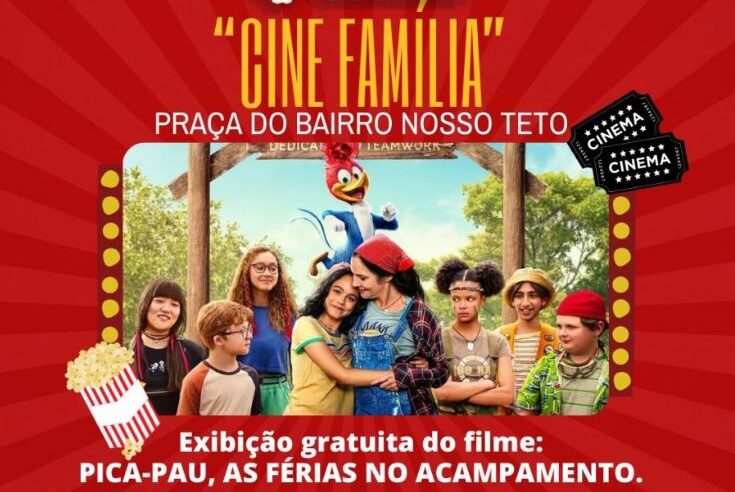 Prefeitura de Colina realiza hoje exibição gratuita de filme na Praça do bairro Nosso Teto