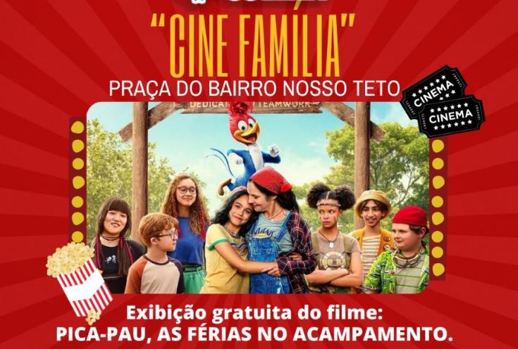 Prefeitura de Colina realiza hoje exibição gratuita de filme na Praça do bairro Nosso Teto