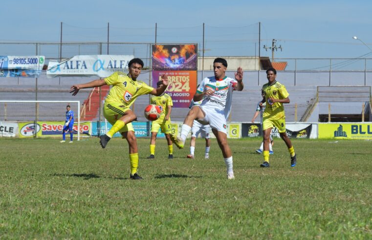 Classificados: Tourinho vence no Sub-15 e  empata nos acréscimos no Sub-17