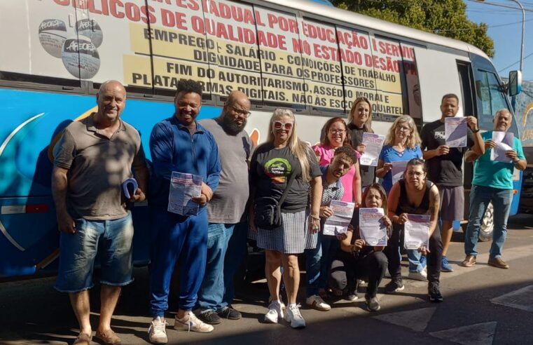 Caravana da Educação da APEOESP passa por Barretos