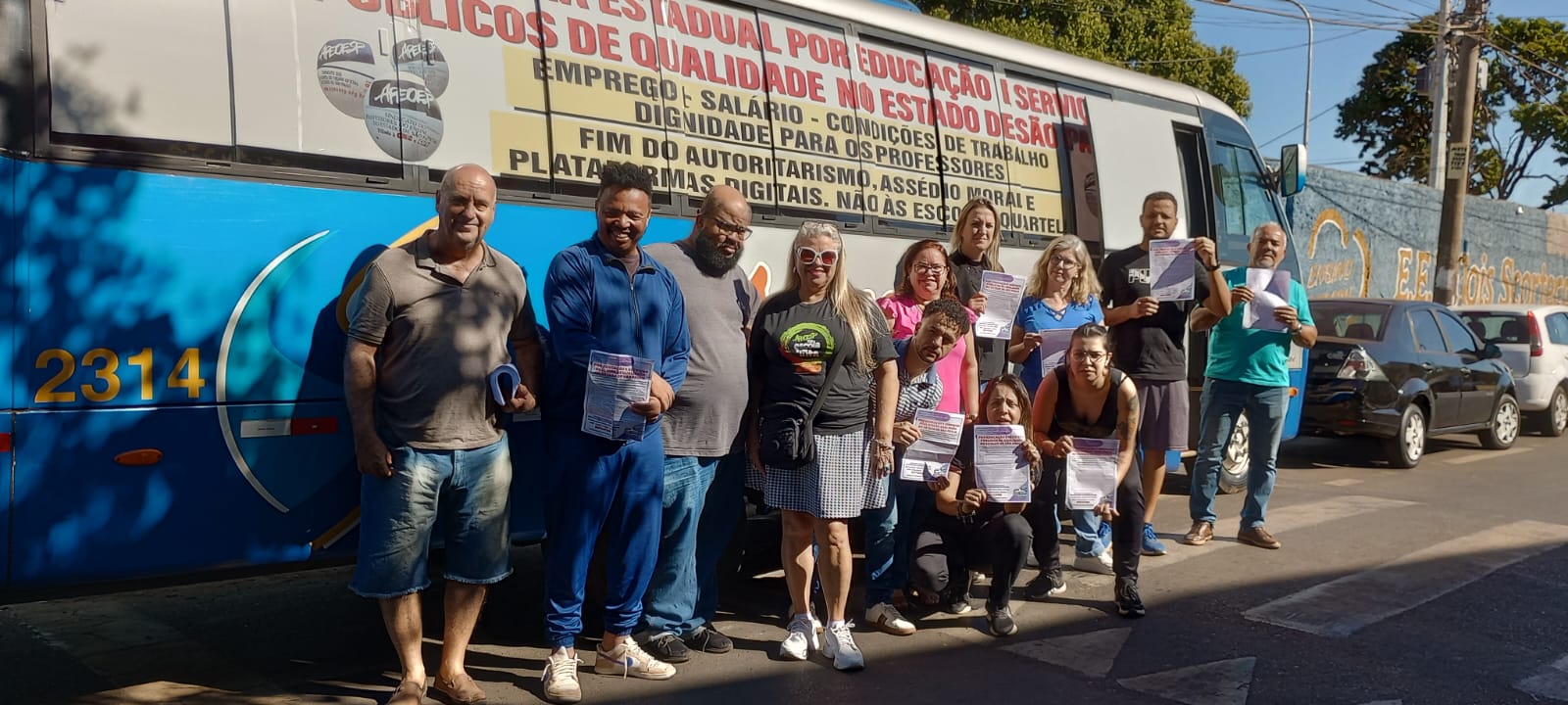 Caravana da Educação da APEOESP passa por Barretos