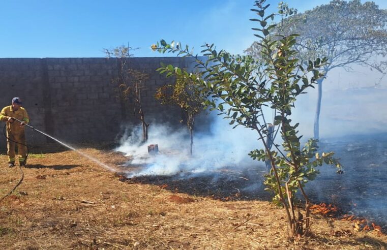 Incêndio  no San Diego  foi combatido pela Defesa Civil