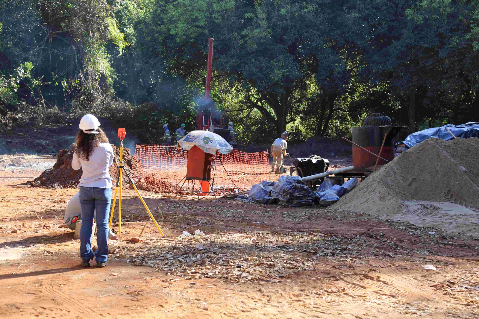 Avançam as obras da construção da unidade de captação da ETA Rio das Pedras