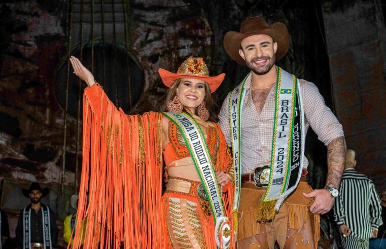 Bárbara Fernandes e Robson Copeski são coroados Miss e Mister Rodeio Brasil 2024