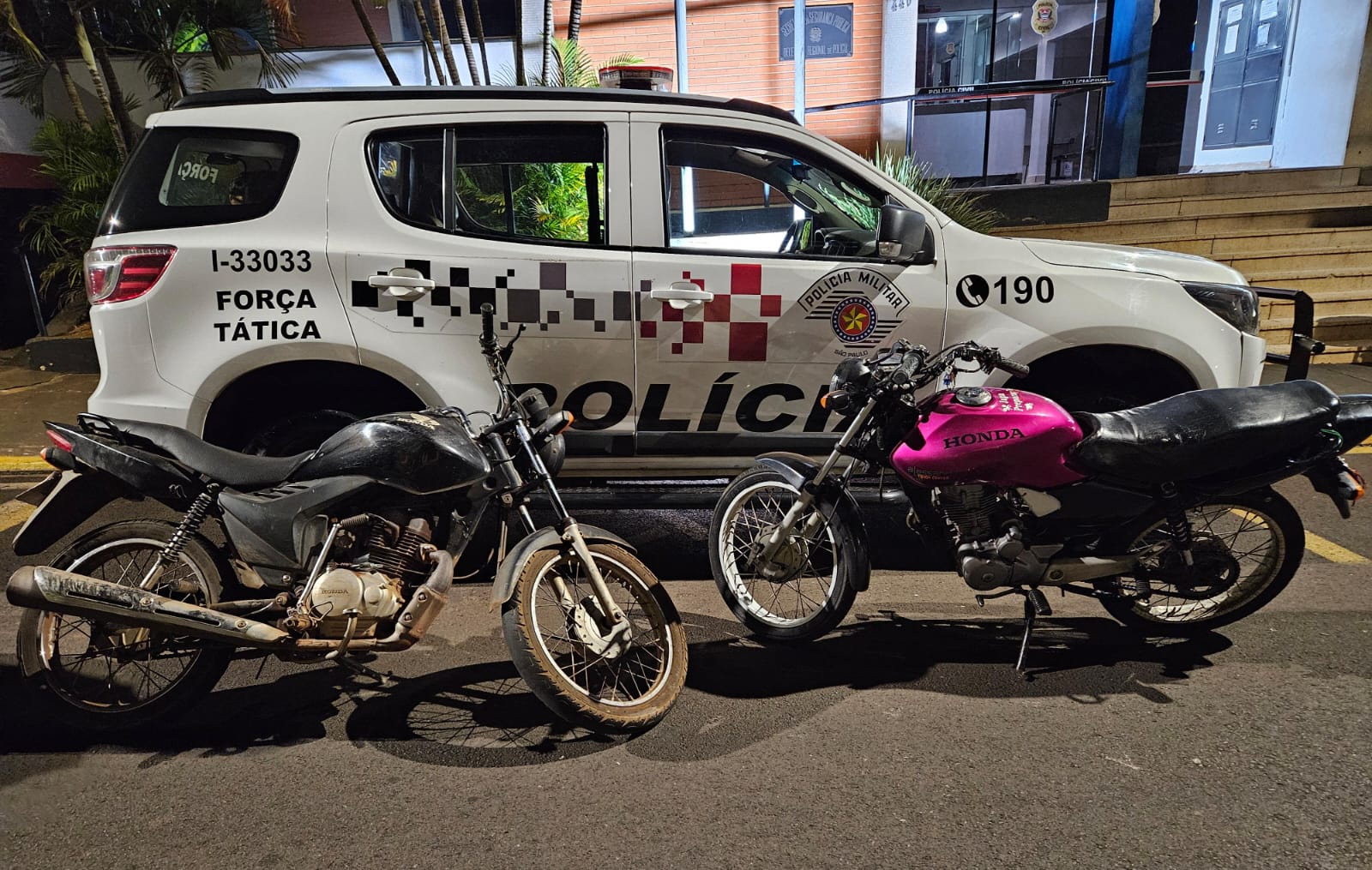 PM recupera motos furtadas em Barretos nas últimas horas
