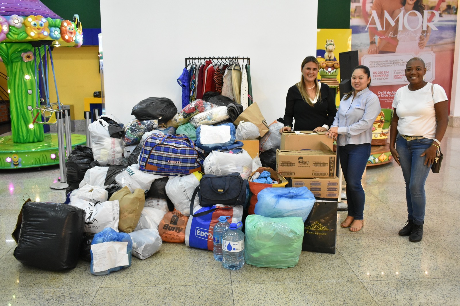 Campanha do Agasalho 2024: Fundo Social de Solidariedade recebe doação do North Shopping Barretos
