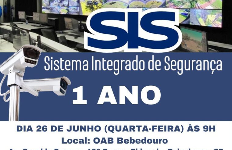 Sistema Integrado de Segurança (SIS) completa 1 ano de atendimento