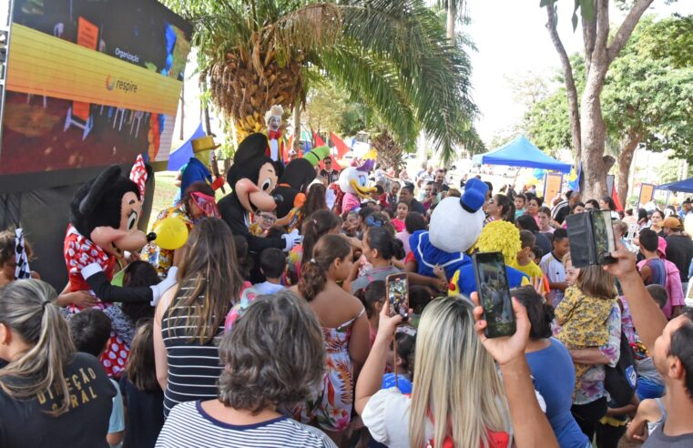 Diversão e cuidados com a saúde: “Controlando a Asma com Alegria” lota a Praça da Primavera