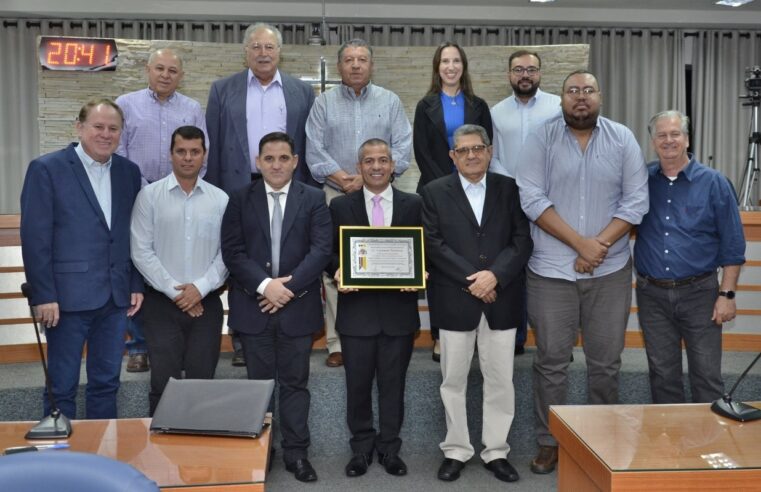 Luciano Tavares recebe Título de Cidadão Benemérito de Barretos