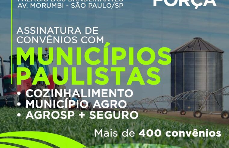 Governo assina convênios para agricultura