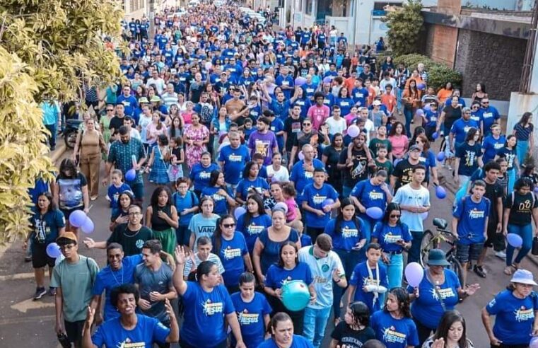 Marcha Para Jesus Barretos teve a participação de 2 mil pessoas, segundo organização