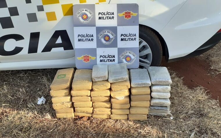 Policiamento Rodoviário prende homem que transportava de 39 kg de maconha em Barretos