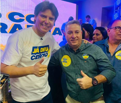 Pré-candidato Leandro do Ao Barulho a vereador participa de convenção