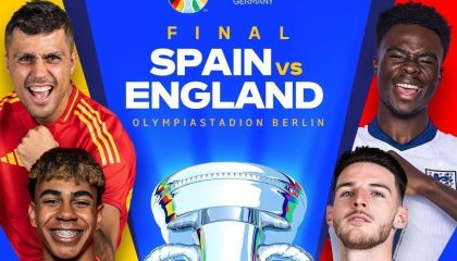 Espanha e Inglaterra estão na final da Eurocopa