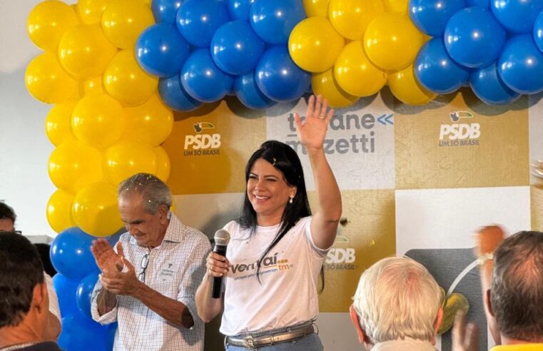 Tatiane Muzetti é candidata a prefeita pelo PSDB