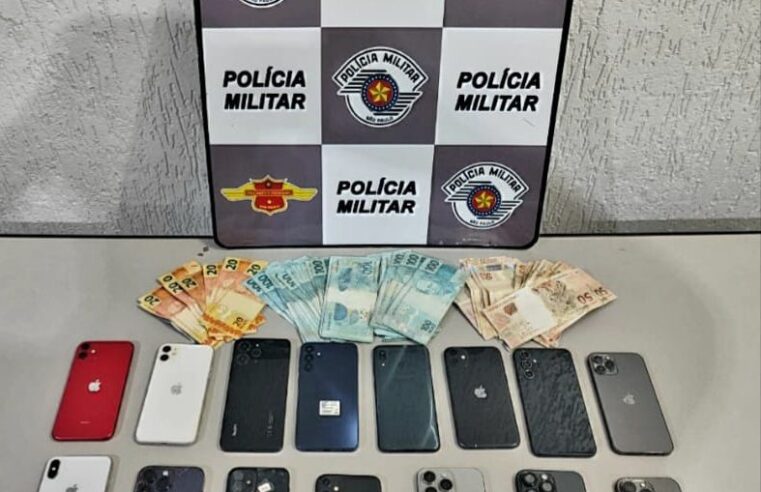 Trio é preso com celulares e R$ 9 mil em dinheiro pela Polícia Rodoviária