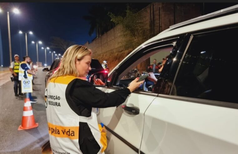 Detran.SP realiza blitz com etilometro em Barretos