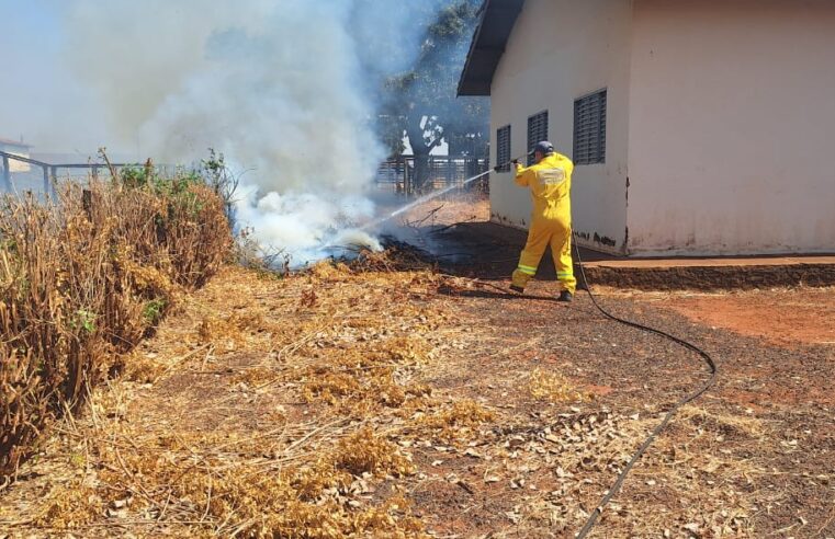 Incêndio atinge área de 10 hectares por mais de 4horas