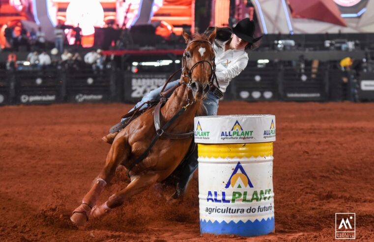 Rodeio Internacional: segunda eliminatória dos Três Tambores tem 15 competidores na disputa