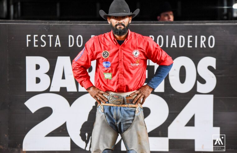 Mato-grossense de Vila Rica vence terceiro  round do rodeio em touros do internacional  