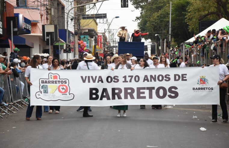 Aniversário de 170 anos deu passagem ao povo de Barretos para mostrar a História e Tradições da cidade