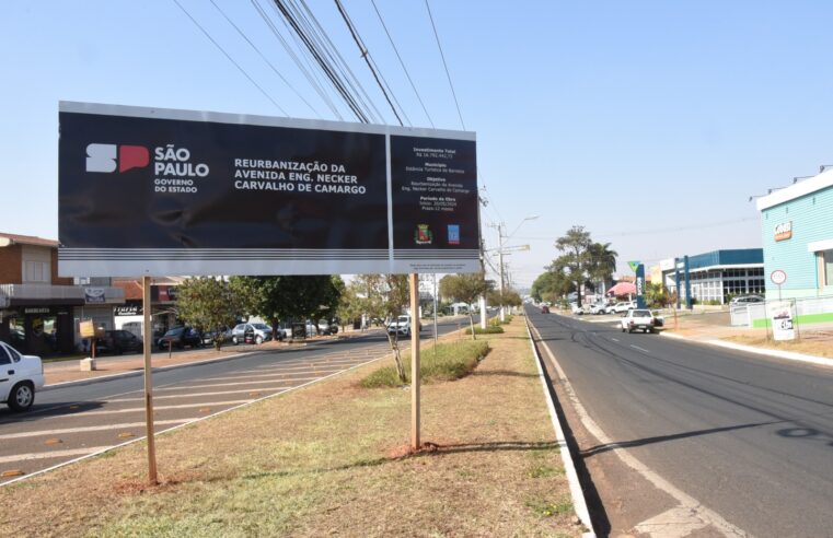 Reurbanização da Avenida Engenheiro Necker Carvalho de Camargo começa nesta segunda-feira, 2 de setembro