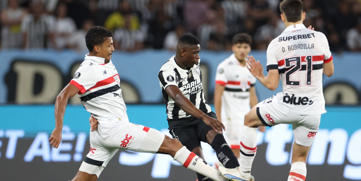 São Paulo empata com Botafogo pela Libertadores