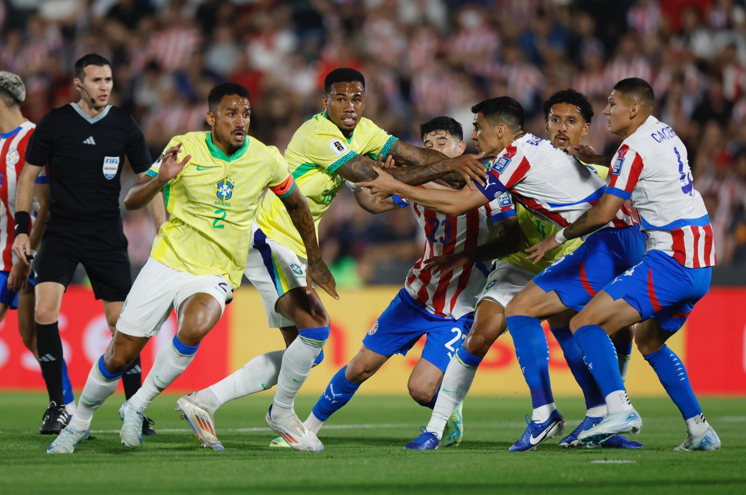 Paraguai vence o Brasil pela oitava rodada das Eliminatórias