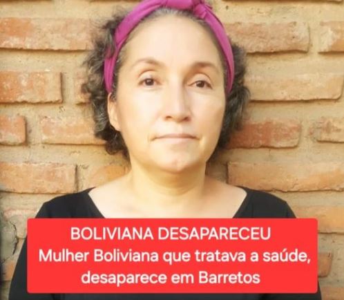 Corpo de boliviana desaparecida é encontrado no Nova Barretos III