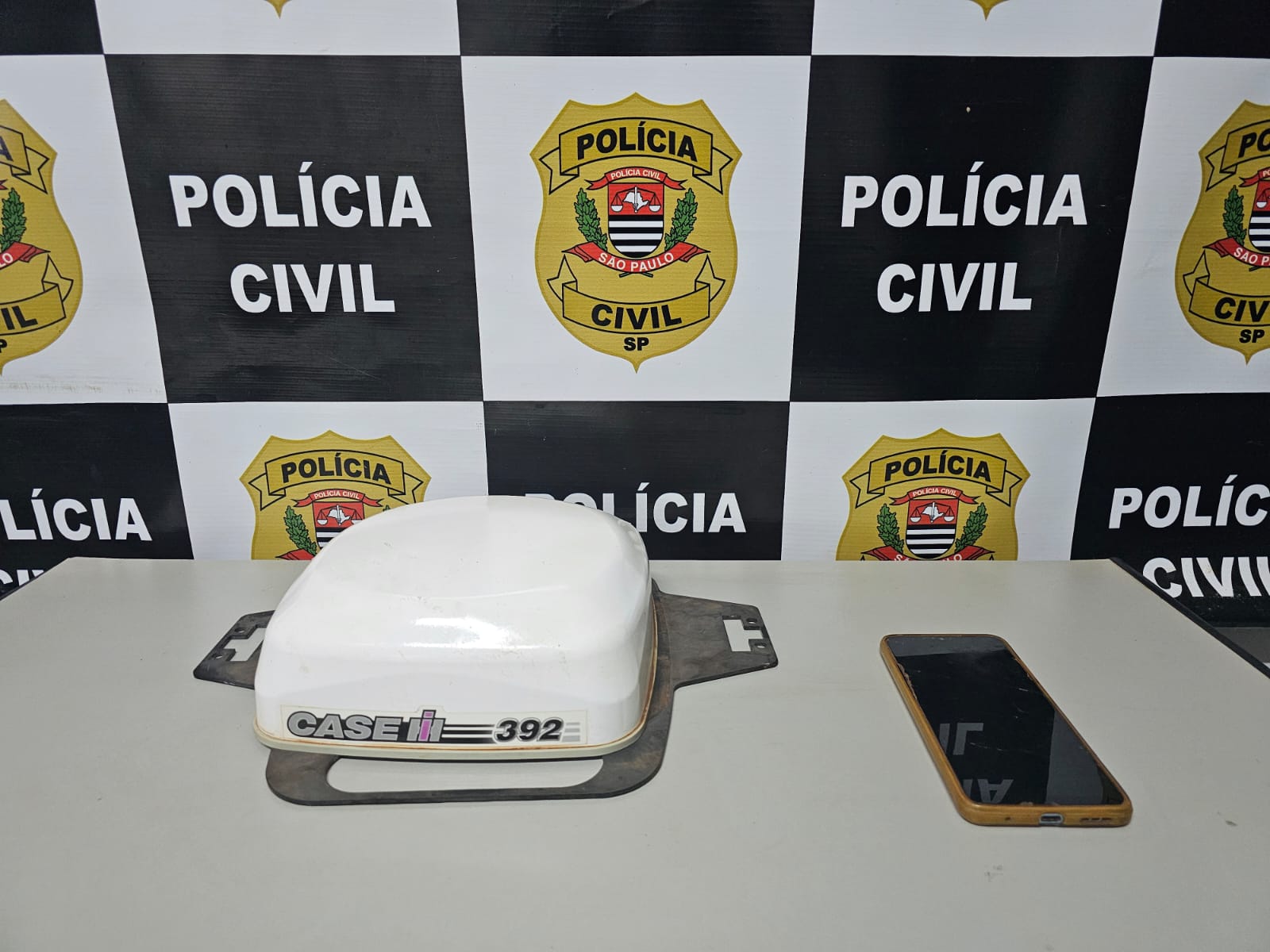 Polícia Civil recupera antena furtada no valor de R$ 30 mil e prende suspeito em Colina