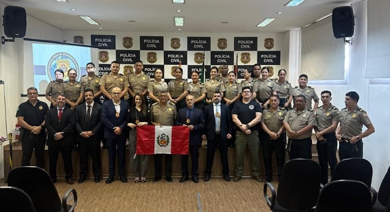 Polícia Civil de SP treina policiais do Peru sobre combate ao crime organizado