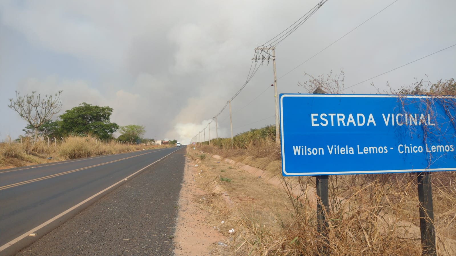 Incêndio atinge área rural de Barretos