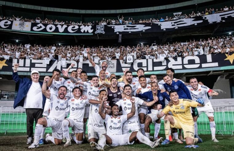 Santos é  campeão da Série B após empate do Novorizontino