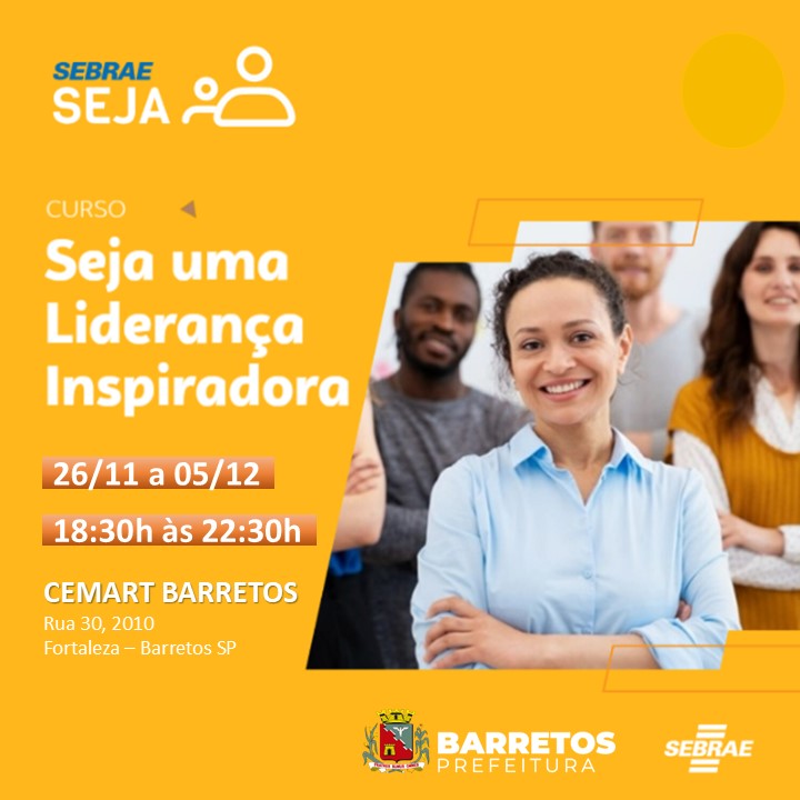 Prefeitura e Sebrae Barretos promovem curso de capacitação em liderança