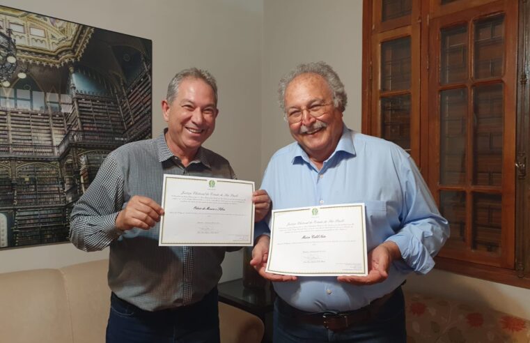 Justiça Eleitoral diploma Odair Silva e Mussa Calil Neto