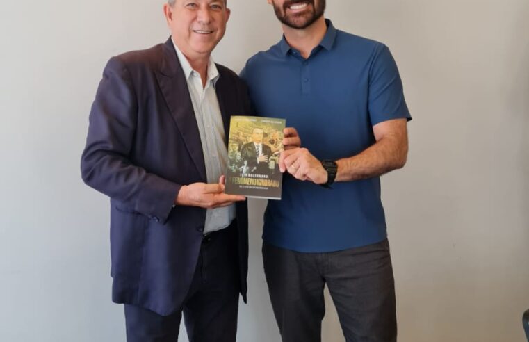 Prefeito eleito de Barretos reúne-se com Eduardo Bolsonaro para discutir o futuro da cidade