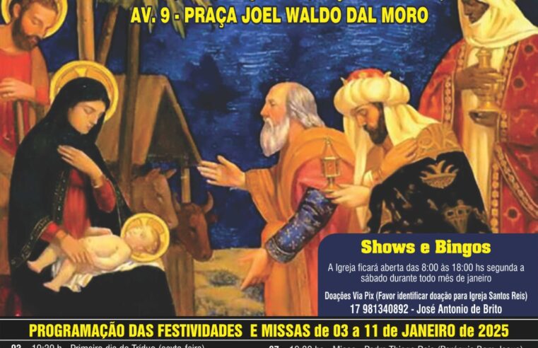 Festa de Santos Reis acontece na Capela