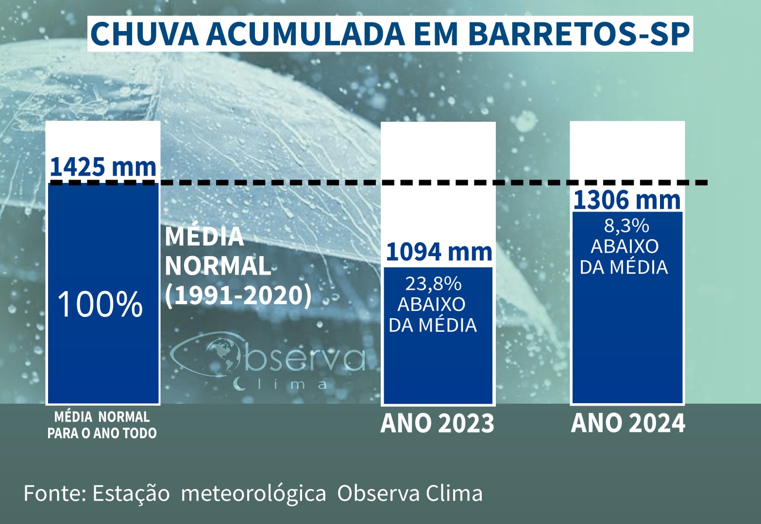 Mês de dezembro foi o mais chuvoso nas últimas décadas