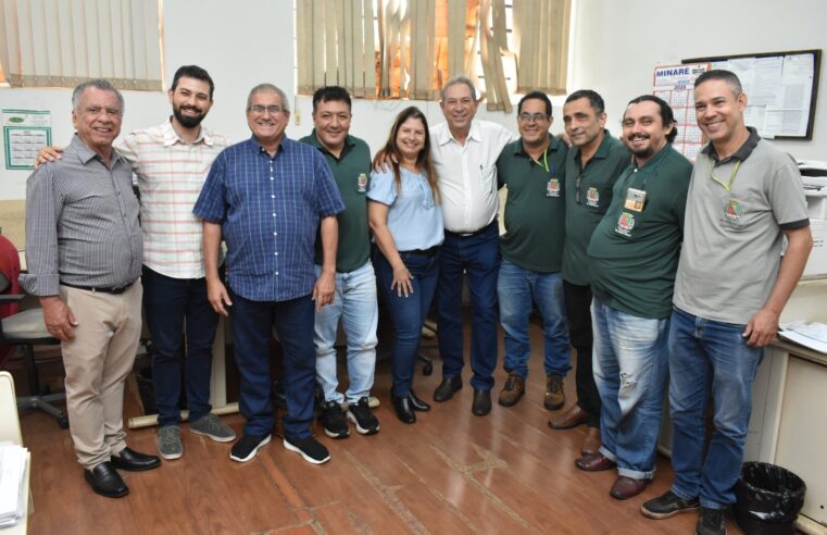 Prefeito, vice, primeira-dama e secretários visitam o Complexo Administrativo “Dr. Mélek Zaiden Geraige”