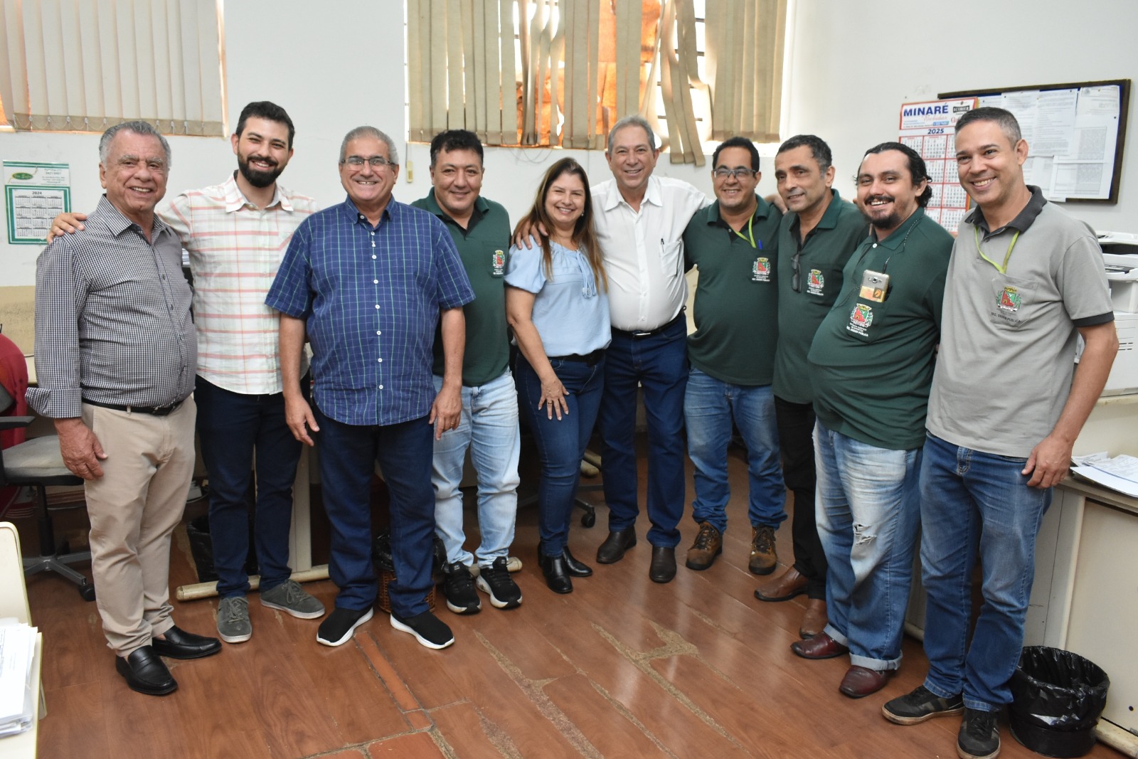 Prefeito, vice, primeira-dama e secretários visitam o Complexo Administrativo “Dr. Mélek Zaiden Geraige”