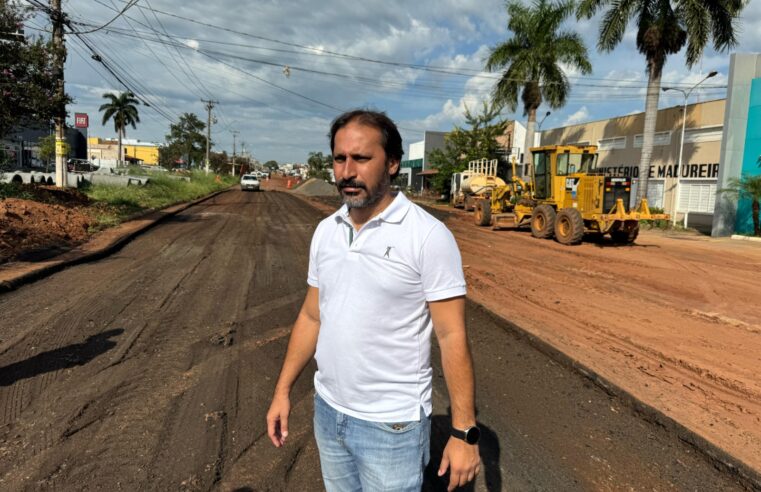 Instalação da rede de drenagem na Avenida Engenheiro Necker Carvalho de Camargo deve ser concluída na próxima semana