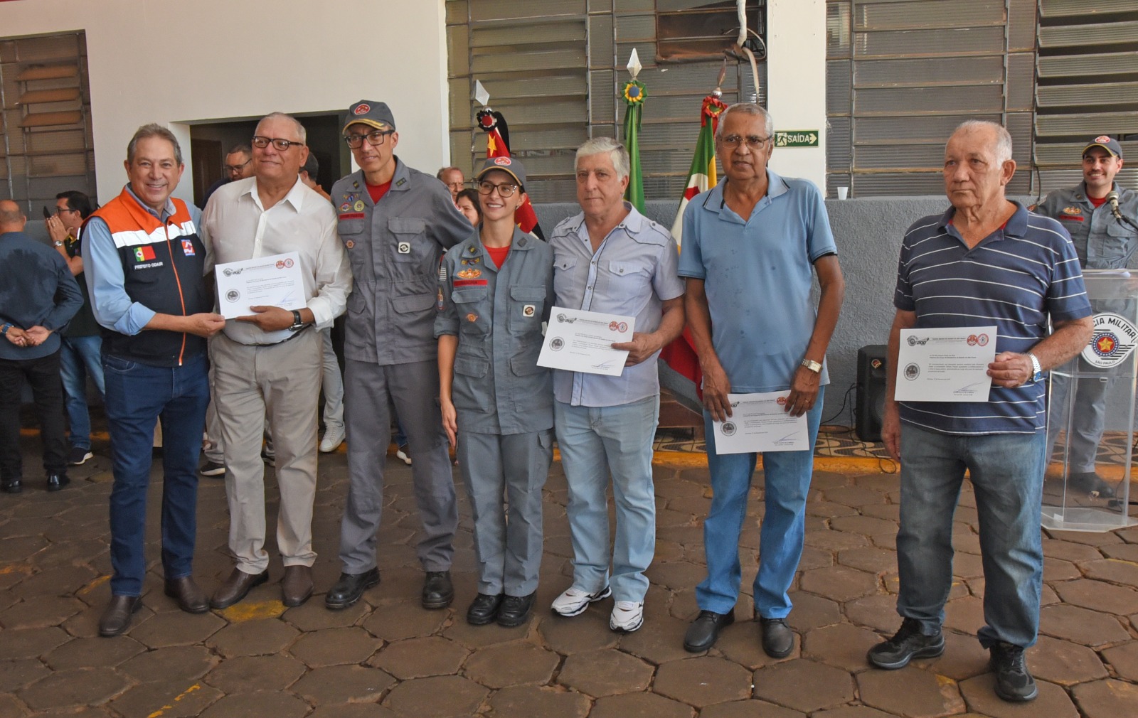 Solenidade marca os 50 anos da inauguração do Posto do Corpo de Bombeiros em Barretos