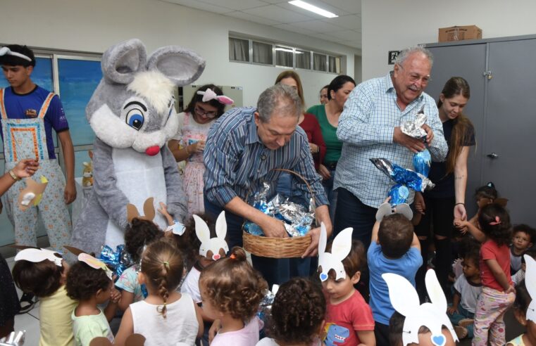Prefeitura de Barretos distribui mais de 13 mil ovos de Páscoa para rede municipal