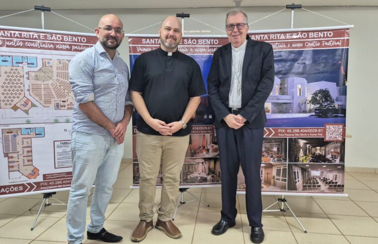Projeto da igreja da futura paróquia foi apresentado à comunidade.