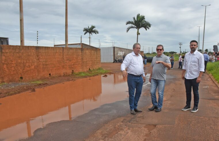 Prefeito Odair Silva e deputado federal Paulinho da Força fazem visita técnica à Avenida Fraternidade Paulista