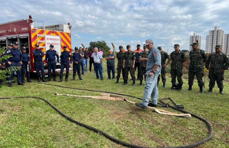 SAAE Barretos participa das duas fases do treinamento da Operação São Paulo Sem Fogo