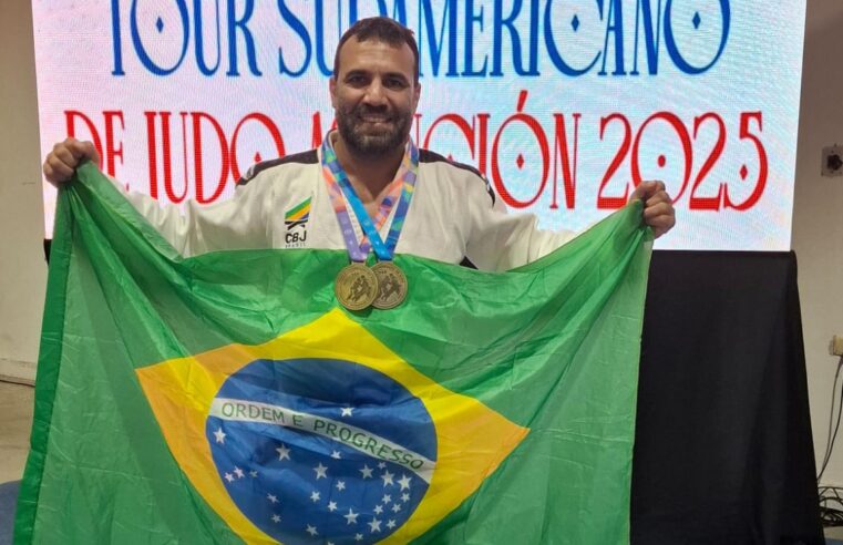 Barretense Tiago Leal é tetracampeão sul-americano de judô