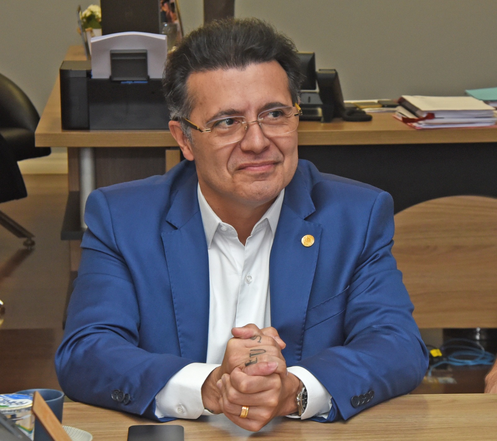 Prefeito Odair Silva e deputado estadual Marcelo Aguiar anunciam R$ 4 milhões para asfalto no Distrito Industrial II